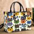 Graphic design of cats Small Handbag, Totes, Crossbody, Purse: Bag Gift Idea for Girlfriend, Sitter, Birthday, Women ,Daughter, Mama, Ladies