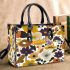 Pattern of flowers and mushroom maru aronson Small Handbag, Totes, Crossbody, Purse: Bag Gift Idea for Girlfriend, Sitter, Birthday, Women ,Daughter, Mama, Ladies