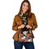 Pattern of flowers in the style maru aronson Shoulder Handbag, Totes, Crossbody, Purse: Gift Idea for Girlfriend, Women ,Daughter, Mama, Ladies