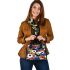 Pattern of flowers in the style maru aronson Shoulder Handbag, Totes, Crossbody, Purse: Gift Idea for Girlfriend, Women ,Daughter, Mama, Ladies