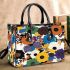 Pattern of flowers maru aronson colors Small Handbag, Totes, Crossbody, Purse: Bag Gift Idea for Girlfriend, Sitter, Birthday, Women ,Daughter, Mama, Ladies