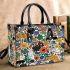 Pattern of flowers wild animals in the style maru aronson Small Handbag, Totes, Crossbody, Purse: Bag Gift Idea for Girlfriend, Sitter, Birthday, Women ,Daughter, Mama, Ladies