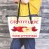 A Moment Of Gratitude Makes A Difference In Your Attitude Leather Tote Bag