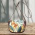 A Touch of Nature Serene Floral Designs Saddle Bag