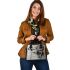 Airplan and dream catcher shoulder handbag