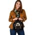 American eagle smile with dream catcher shoulder handbag