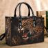 Angry leopard with dream catcher small handbag