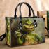 Baby grinchy smile and dancing dogs small handbag