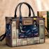 Beautiful night scene with colorful glowing butterflies small handbag