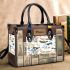 Beautiful spring pattern with butterflies and flowers small handbag