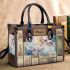 Beautiful watercolor painting of butterflies and flowers small handbag