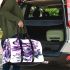 Butterflies and purple flowers 3d travel bag