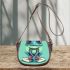 Cartoon frog character wearing sneakers saddle bag