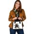 Cartoon frog samurai dressed in traditional shoulder handbag