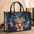 Cartoon tiger and dream catcher small handbag