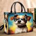 Charming pooch a dog with attitude Chic Stylish Small Handbag & Women Totes: Perfect Gift for Girlfriend | Crossbody, Purse, Handbag