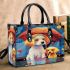 Cheerful canine rainy day small handbag