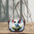 Cheerful dragon on clouds Saddle Bags for Women: Perfect Gift for Girlfriend, Wife, Daughter