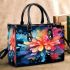 Colorful Abstract Flower Art Small Handbag