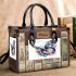 Colorful butterfly with floral elements small handbag