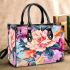 Colorful Floral Vase Arrangement Small Handbag