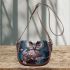 Curious owl by water Saddle Bags for Women: Perfect Gift for Girlfriend, Wife, Daughter