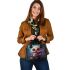 Curious Owlet and Butterflies Shoulder Handbag