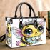 Cute baby bee wearing a crown small handbag