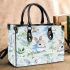 Cute bunny and flowers small handbag