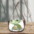 Cute cartoon baby sea turtle saddle bag