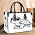 Cute cartoon baby turtle coloring small handbag