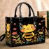 Cute cartoon bee happy expression small handbag