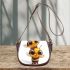 Cute cartoon style bee character 3d saddle bag