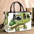 Cute cartoon turtle with big eyes small handbag
