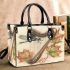 Cute damselfly and music notes with harp Small Handbag