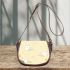 Cute little white rabbit saddle bag