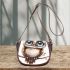 Cute owl clipart with big eyes saddle bag