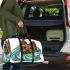 Cute yorkshire terrier dog peeking 3d travel bag