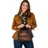 Deer hunting with dream catcher shoulder handbag