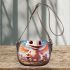 Dragon and colorful mushrooms Saddle Bags for Women: Perfect Gift for Girlfriend, Wife, Daughter