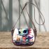 Dragon in dreamy island scene saddle bag