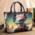 Dragon Overlooking Fantasy City Small Handbag