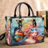 Dreamy floral contemplation small handbag