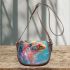 Dreamy Portraits of Cute Fish Swimming in a Sea of Color Saddle Bag