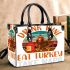 drink wine eat turkey take naps Small Handbag