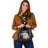 Eagles and dream catchers shoulder handbag