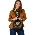 Eagles and dream catchers shoulder handbag