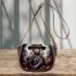 Eerie woman among skulls Saddle Bags for Women: Perfect Gift for Girlfriend, Wife, Daughter