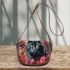 Enchanted garden cat Saddle Bags for Women: Perfect Gift for Girlfriend, Wife, Daughter