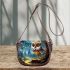 Enchanted moonlit owl saddle bag